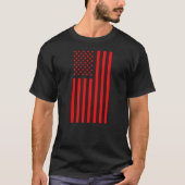 American Flag Red  T-shirt (Voorkant)