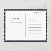 American Flag Red White Blue 4th of JULY BBQ Uitnodiging Briefkaart (Achterkant)