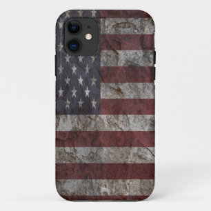 American Flag Rock Wall Xtreme iPhone 5 Hoesje