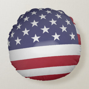 AMERICAN FLAG ROND KUSSEN