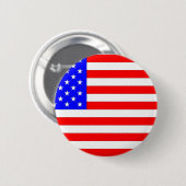 AMERICAN FLAG RONDE BUTTON 5,7 CM (Voorkant /achterkant)