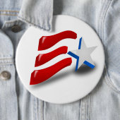 AMERICAN FLAG RONDE BUTTON 6,0 CM (In situ)