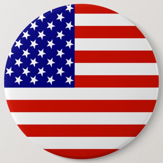 AMERICAN FLAG RONDE BUTTON 6,0 CM (Voorkant)