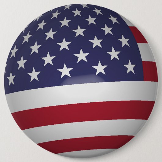 AMERICAN FLAG RONDE BUTTON 6,0 CM (Voorkant)