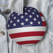 AMERICAN FLAG RONDE BUTTON 6,0 CM (In situ)