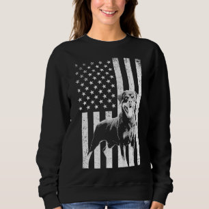 American Flag Rottweiler Hondenliefhebber 4 juli D Trui