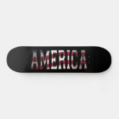 American Flag Schaats Board Persoonlijk Skateboard (Horizontaal)