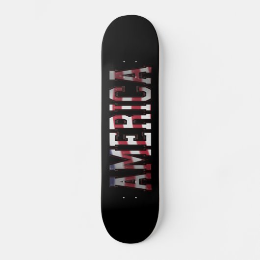 American Flag Schaats Board Persoonlijk Skateboard (Voorkant)