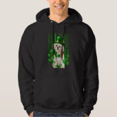 American Flag Shih Tzu Dog Hat Irish St Patricks D Hoodie (Voorkant)