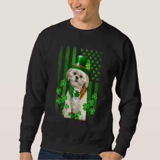 American Flag Shih Tzu Dog Hat Irish St Patricks D Trui