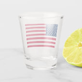 American Flag Shot Glass Glas (Achterkant)