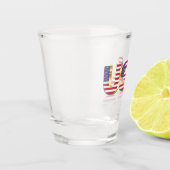 American Flag Shot Glass USA Shot Glas (Links)