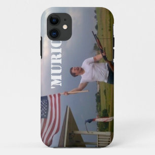 American Flag Shotgun Guy IPhone 5 Hoesje