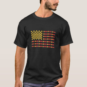 American Flag Shotgun Shellings 1 T-shirt
