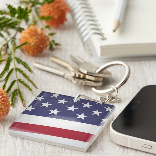 AMERICAN FLAG SLEUTELHANGER (Voorkant Rechts)