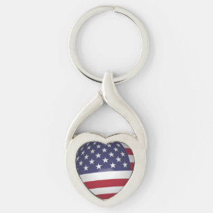 AMERICAN FLAG SLEUTELHANGER