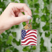 AMERICAN FLAG SLEUTELHANGER (Hand)