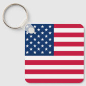 American Flag Sleutelhanger Patriottische Gift (Voorkant)