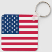 American Flag Sleutelhanger Patriottische Gift (Achterkant)