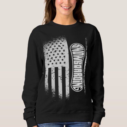 American Flag Snowboarding Trui (Voorkant)