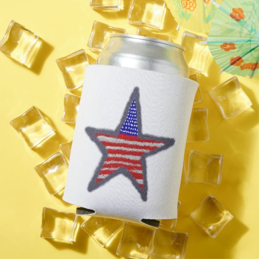 American Flag Star Blikjeskoeler (Insitu Zomer)