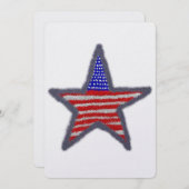 American Flag Star Kaart (Voorkant / Achterkant)