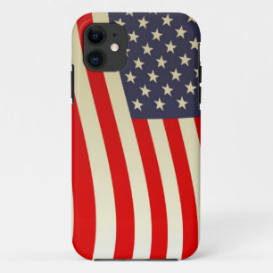 American Flag Stars Stripes eren Vrijheidstroepen Case-Mate iPhone Case