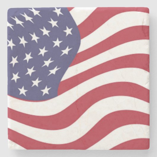 AMERICAN FLAG STENEN ONDERZETTER (Voorkant)