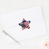AMERICAN FLAG STER STICKER (Envelop)
