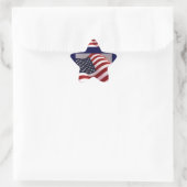 AMERICAN FLAG STER STICKER (Tas)