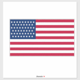 American flag sticker
