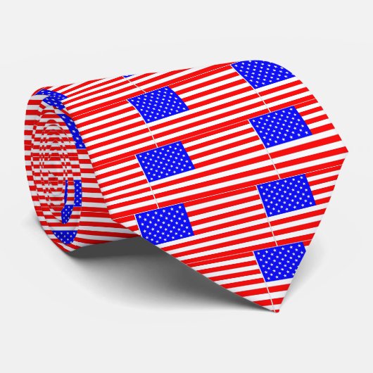 AMERICAN FLAG STROPDAS (Opgerold)