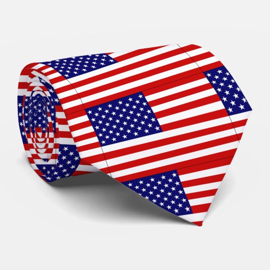 AMERICAN FLAG STROPDAS (Opgerold)