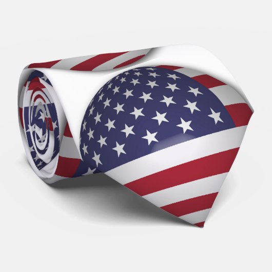 AMERICAN FLAG STROPDAS (Opgerold)