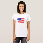 American flag t-shirt (Voorkant volledig)