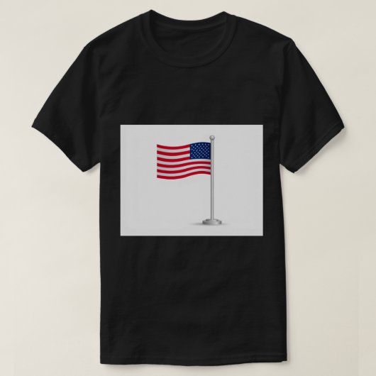 american flag t-shirt (Design voorkant)