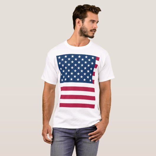 American Flag T-Shirt (Voorkant volledig)