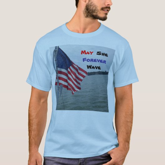 AMERICAN FLAG t-shirt (Voorkant)