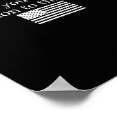 American Flag Thank You For Your Attention To This Poster (Hoek)