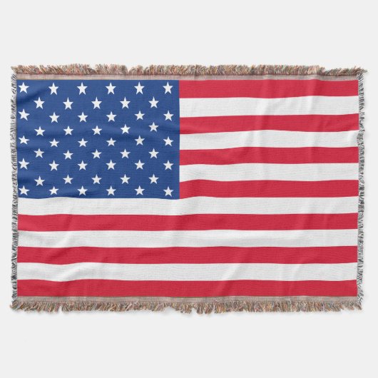 American Flag Throw Blanket  Deken (Voorkant)
