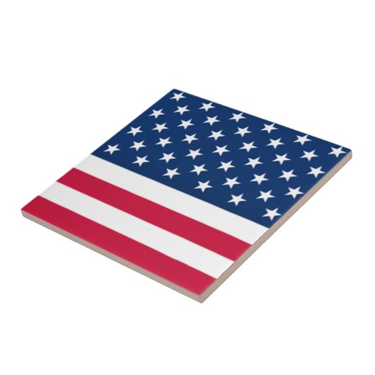 American Flag Tile Tegeltje (Zijkant)