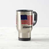 American Flag Travel Mug Reisbeker (Voorkant rechts)