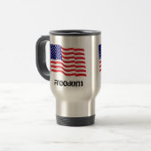 American Flag Travel Mug Reisbeker (Voorkant links)