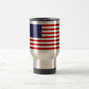 American Flag Travel Mug Reisbeker