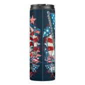 American Flag Truck Patriotic Emblem Thermosbeker (Achterkant)