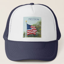 American Flag Trucker Hat