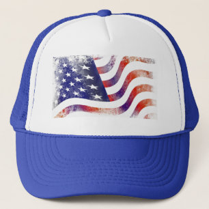 American Flag Trucker Hat Trucker Pet