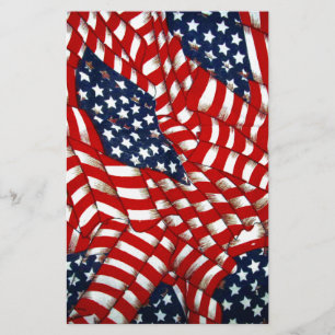 American Flag-Unity & Love_ Briefpapier