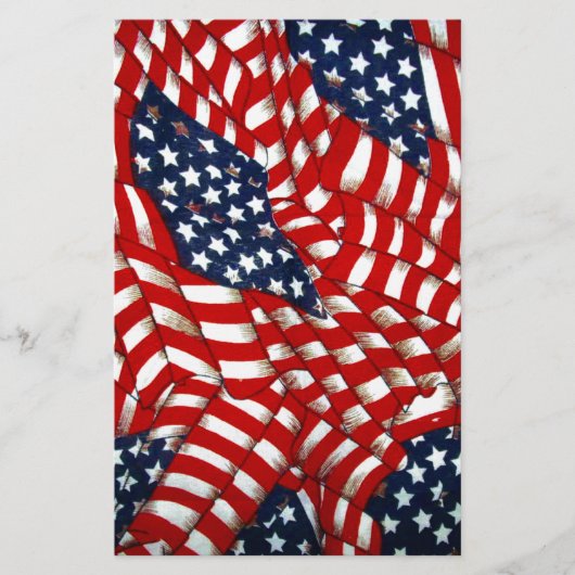 American Flag-Unity & Love_ Briefpapier (Voorkant)