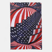 American Flag-Unity & Love_ Theedoek (Verticaal)